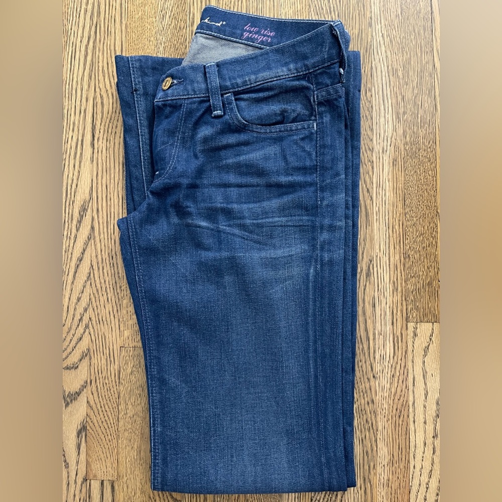 7 For All Mankind Low Rise Ginger Jean, Hirosaki Wash, 27 - Picture 4 of 13